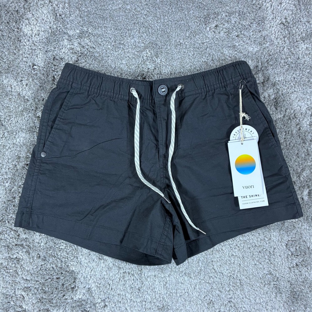 Vuori Womens Ripstop Shorts Small Charcoal Gray NWT Hiking Outdoor VW364